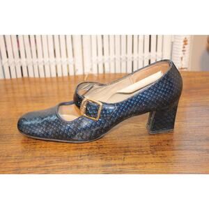 7.5,VINTAGE CHUNKY HEELS,school girl heels,vintage clueless heels,size 7.5 heels